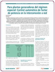 Control Automático Factor Potencia